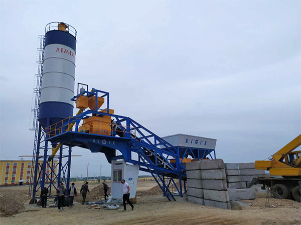 Aimix AJY35 Mobile Concrete batching Plant