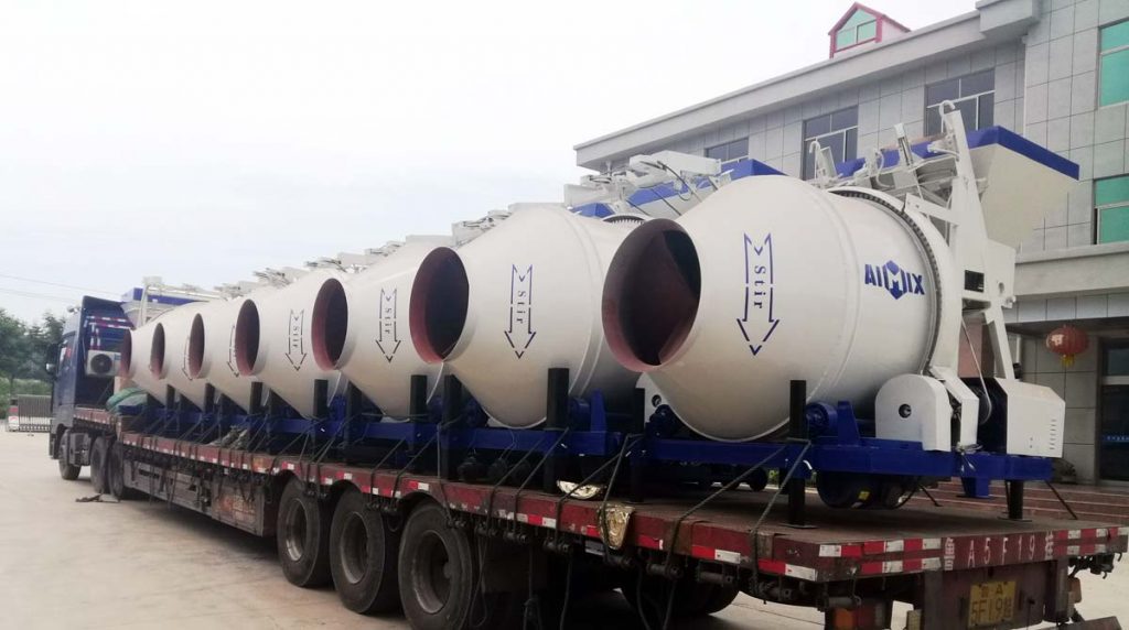 Electric concrete mixer