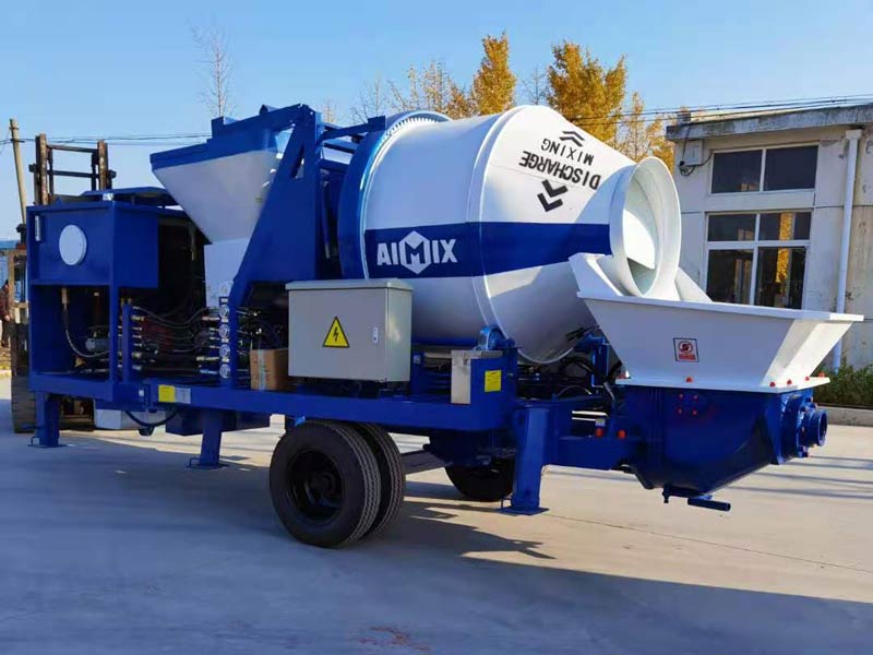 Diesel Concrete Mixing and Pumping Machine