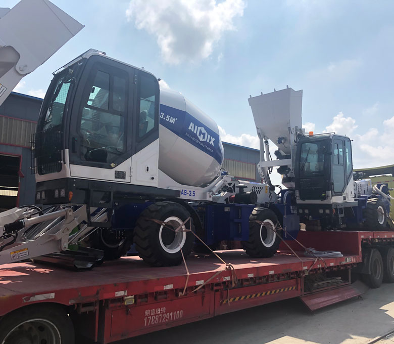 AS-3.5 Self Loading Cement Mixer For Sale Was Delivered To Vietnam