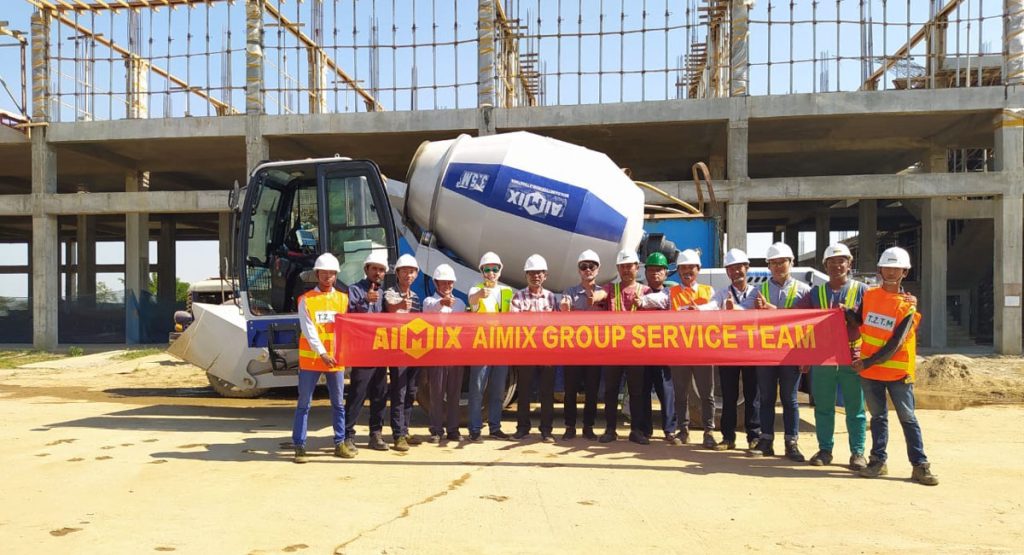 AS-3.5 self-loading concrete mixer truck for building construction