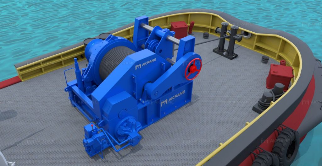 Aicrane heavy duty marine winch