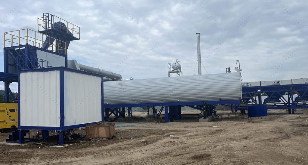 ALYT100 asphalt mobile drum mix plant